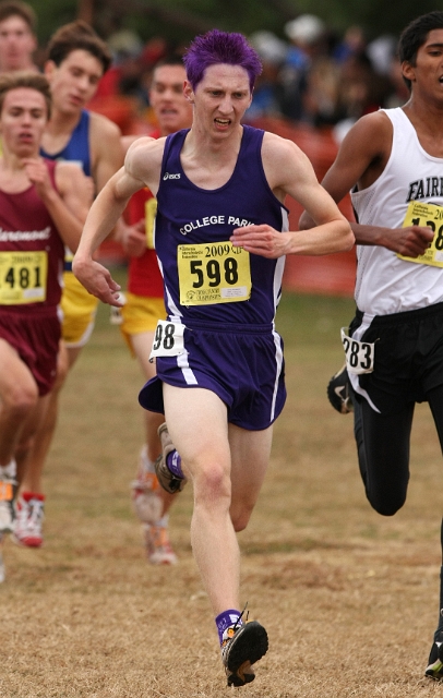 2009 CIF XC Boys D2-140.JPG - 2009 California CIF Cross Country Championships, Woodward Park, Fresno, California